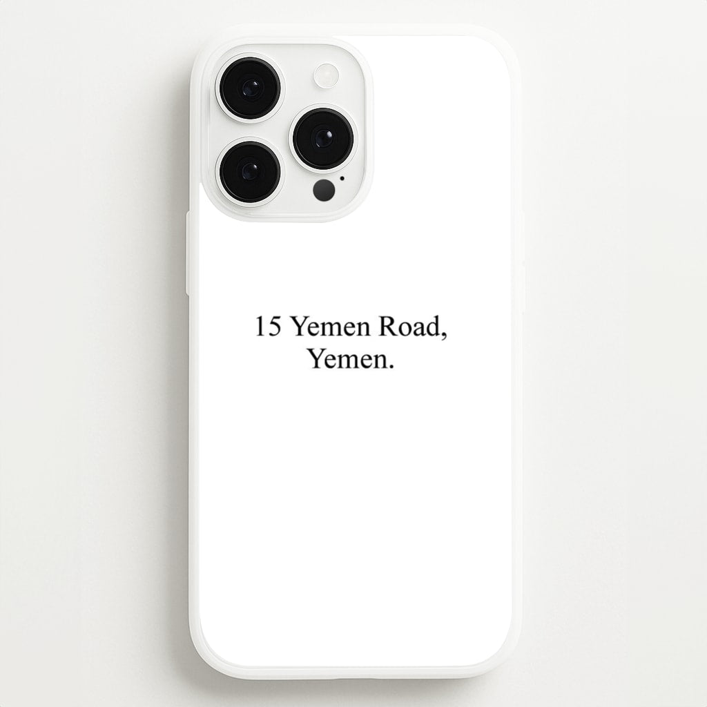 15 Yemen Road, Yemen  - Friends Phone Case for iPhone 13 Pro Max