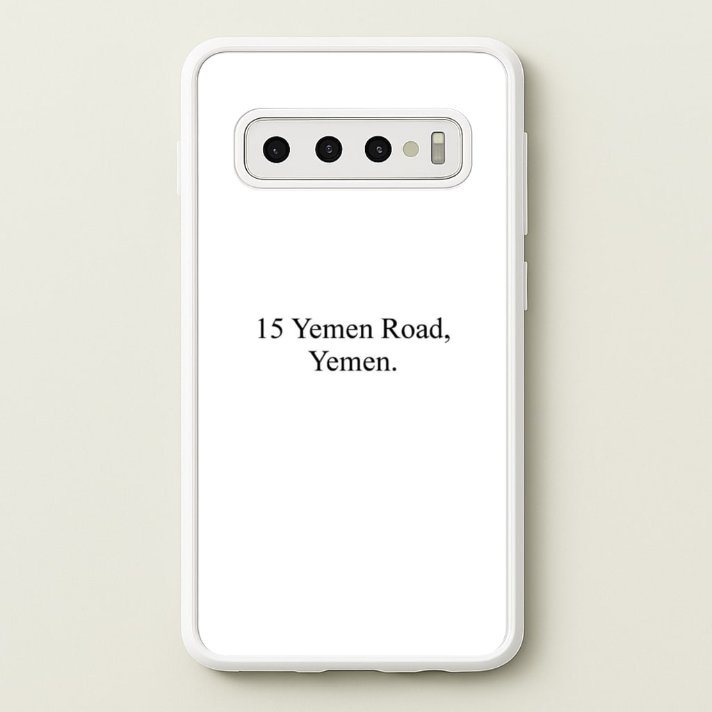 15 Yemen Road, Yemen - Friends Phone Case for Galaxy S10 Plus