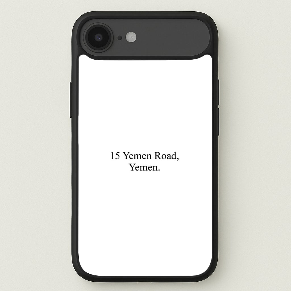15 Yemen Road, Yemen Phone Case for iPhone 17 Air