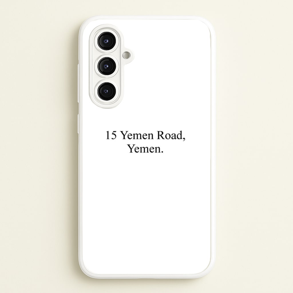 15 Yemen Road, Yemen  - Friends Phone Case for Galaxy A16