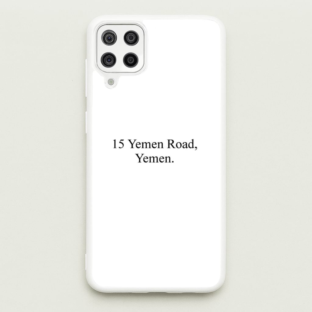 15 Yemen Road, Yemen  - Friends Phone Case for Galaxy A12