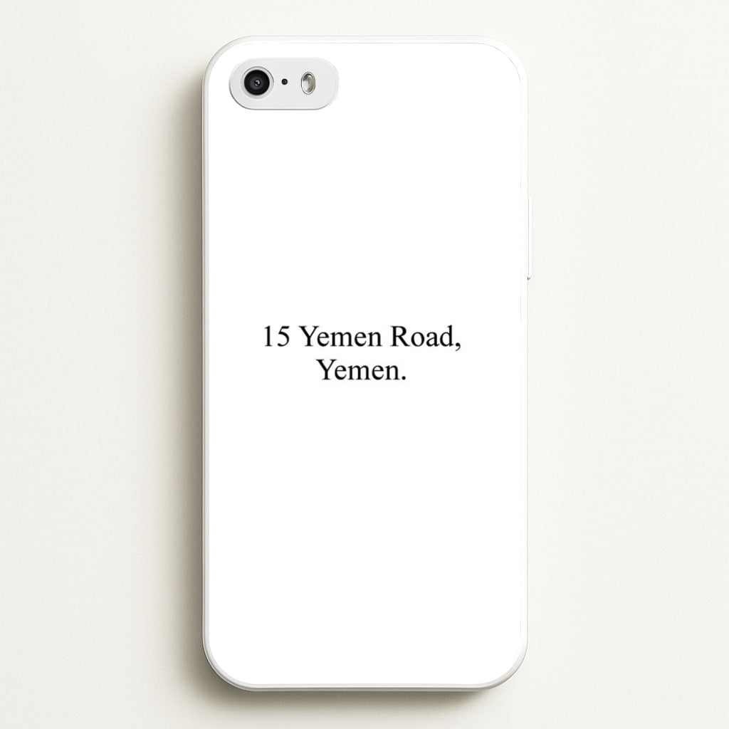 15 Yemen Road, Yemen  - Friends Phone Case for iPhone 5 / 5s / SE 2016