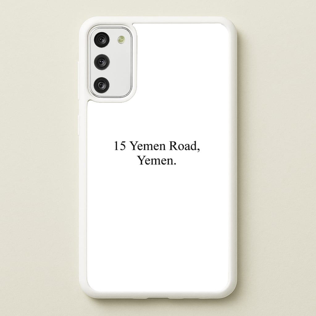 15 Yemen Road, Yemen - Friends Phone Case for Galaxy S20FE