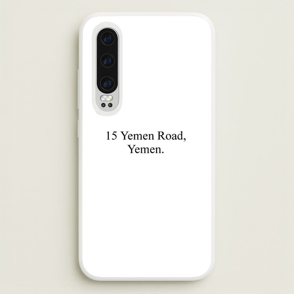 15 Yemen Road, Yemen - Friends Phone Case for Huawei P30