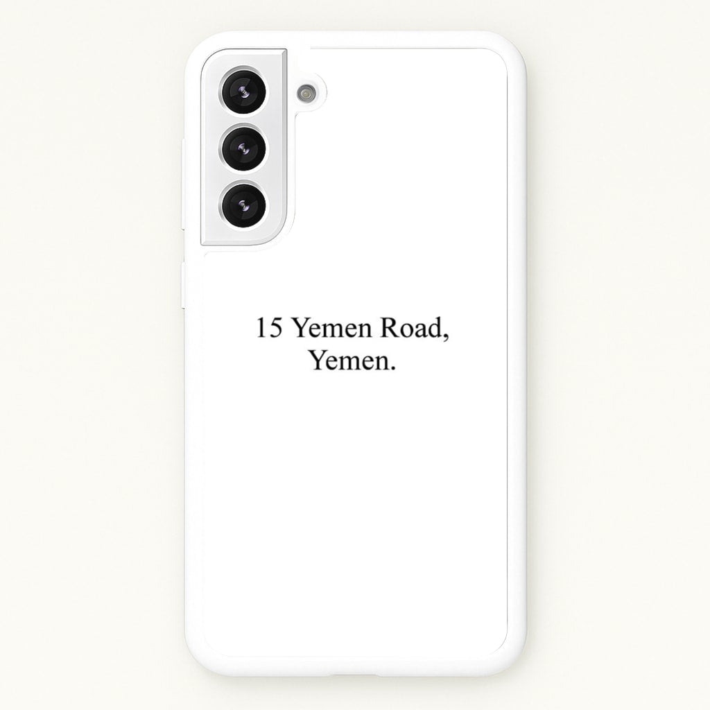 15 Yemen Road, Yemen - Friends Phone Case for Galaxy S21FE