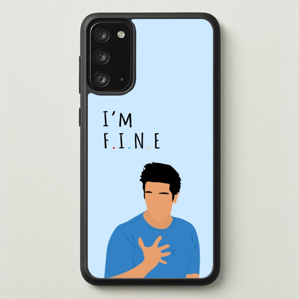 I'm Fine - Friends Phone Case for Galaxy Note 20