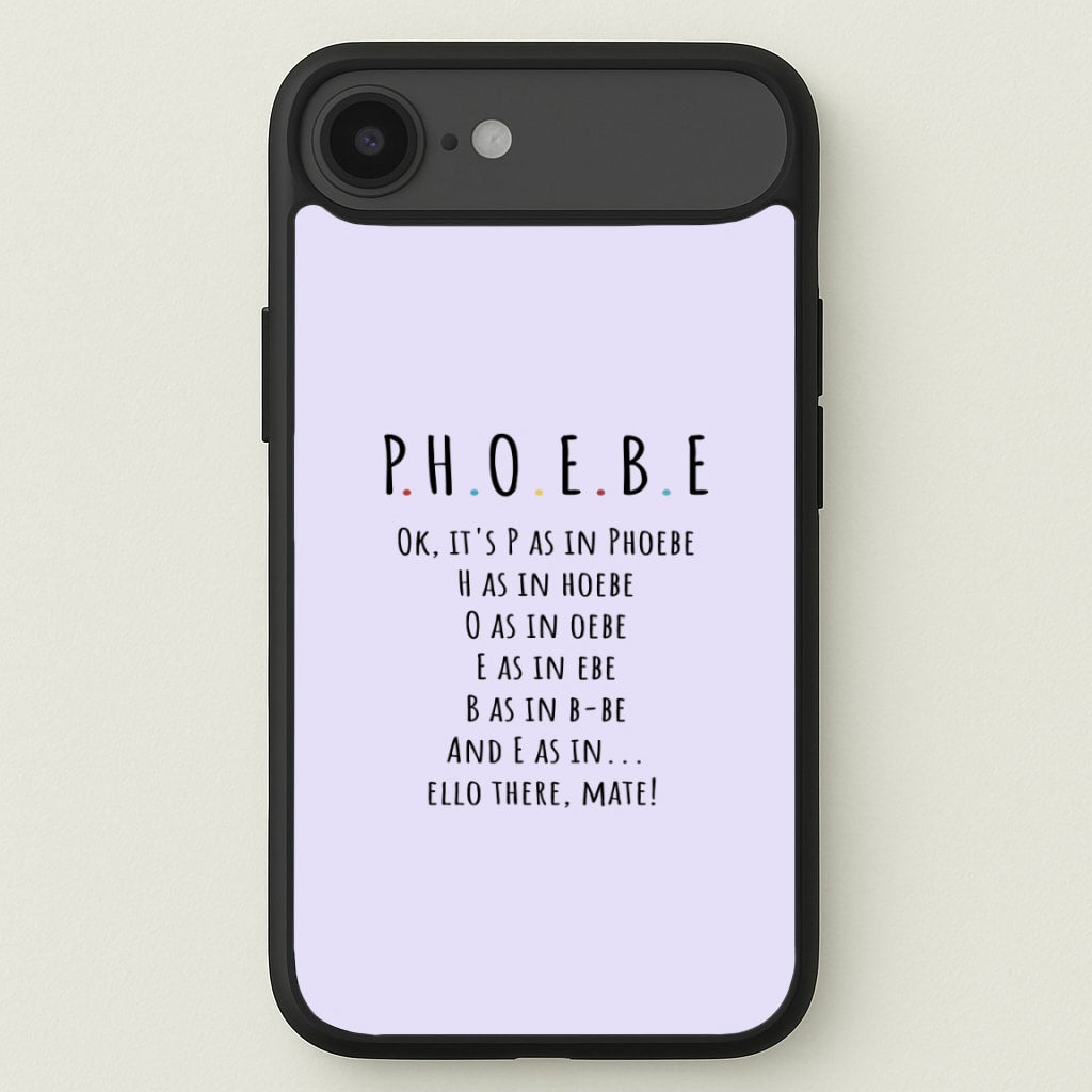 Spelling Phoebe Phone Case for iPhone 17 Air