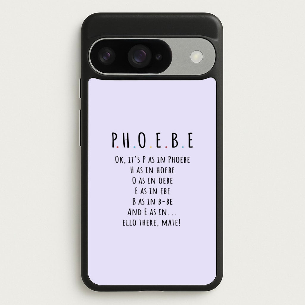 Spelling Phoebe Phone Case for Google Pixel 10 / 10 Pro
