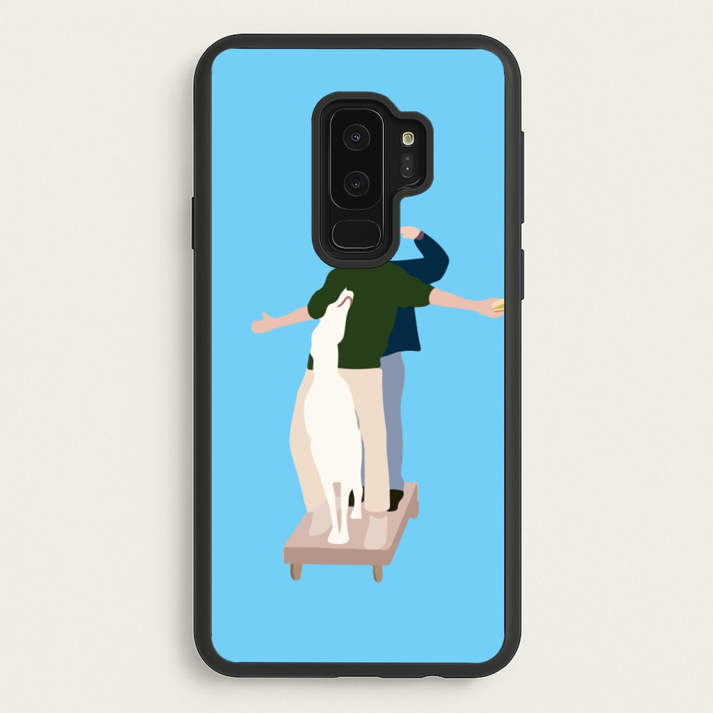 Two Men And A Dog - Friends Phone Case for Galaxy S9 Plus
