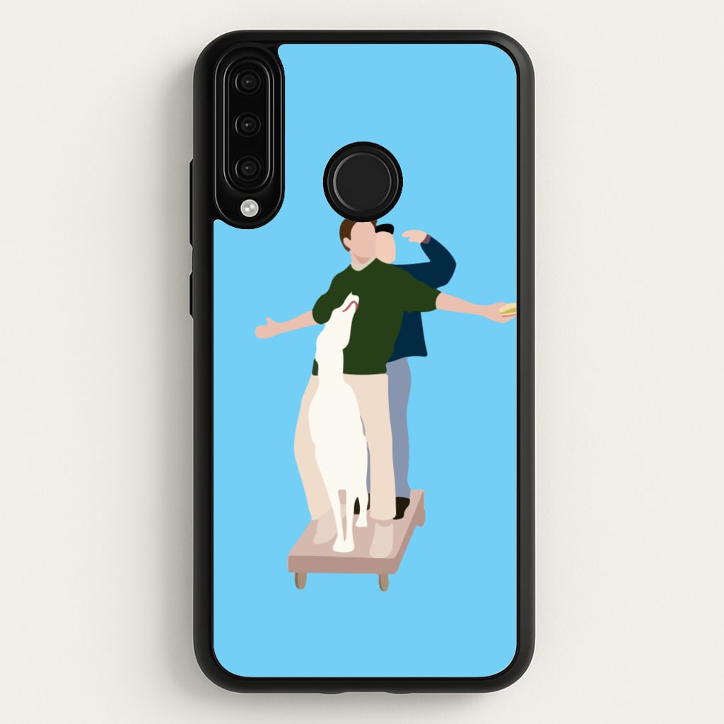 Two Men And A Dog - Friends Phone Case for Huawei P30 Lite