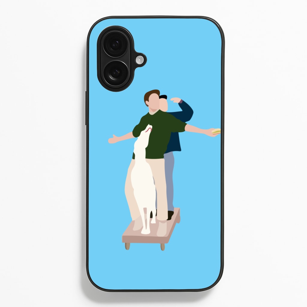 Two Men And A Dog Phone Case