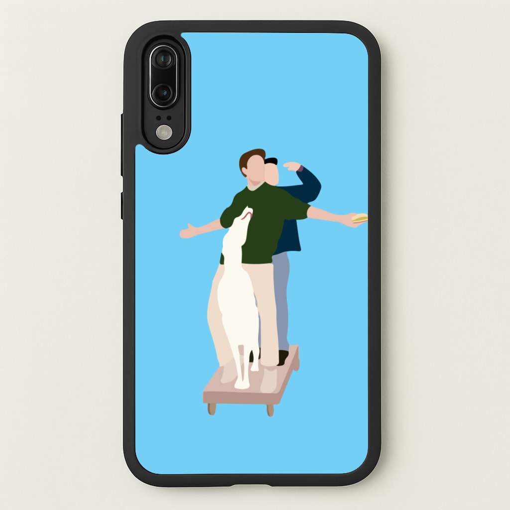 Two Men And A Dog - Friends Phone Case for Huawei P20