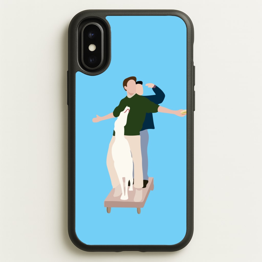 Two Men And A Dog - Friends Phone Case for iPhone X / XS