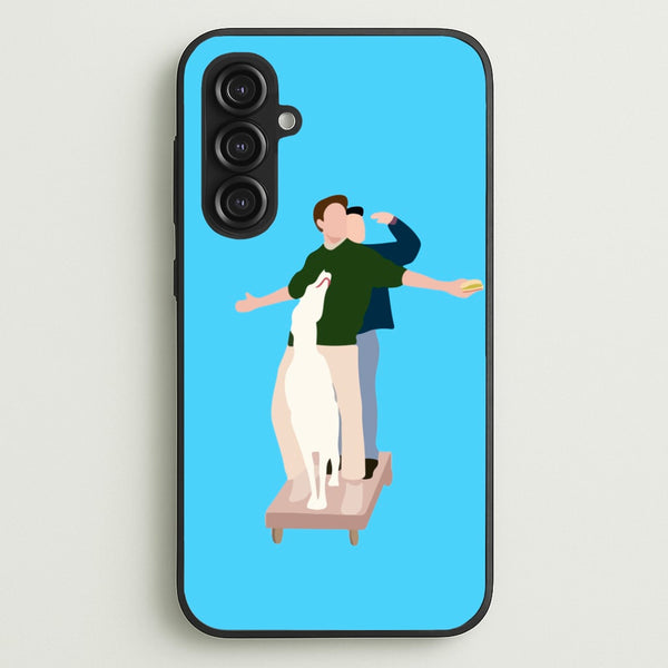 Two Men And A Dog - Friends Phone Case for Galaxy S23FE