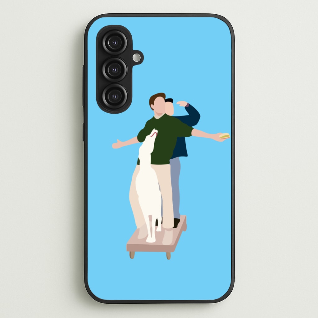 Two Men And A Dog - Friends Phone Case for Galaxy S23FE