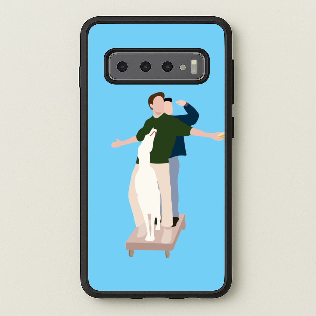 Two Men And A Dog - Friends Phone Case for Galaxy S10