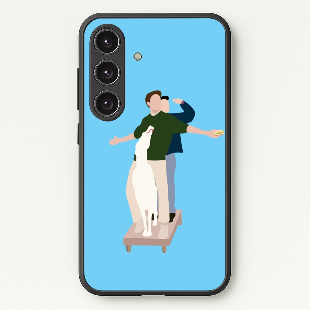 Two Men And A Dog - Friends Phone Case for Galaxy S24