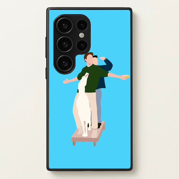 Two Men And A Dog - Friends Phone Case for Galaxy S24 Ultra