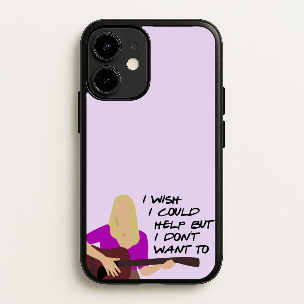 I Wish I Could Help But I Don't Want To - Friends Phone Case for iPhone 12 / 12 Pro