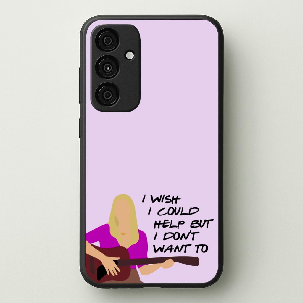I Wish I Could Help But I Don't Want To - Friends Phone Case for Galaxy A35
