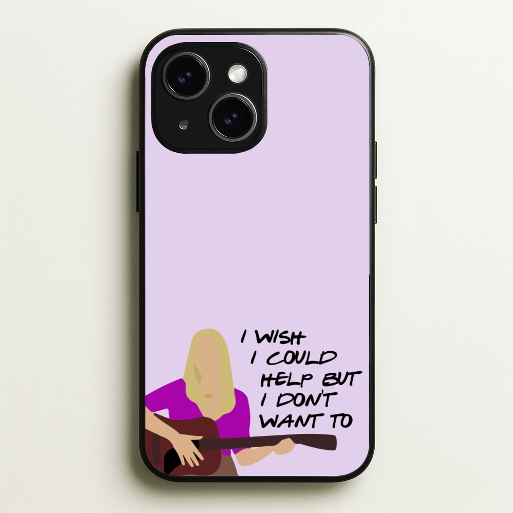 I Wish I Could Help But I Don't Want To - Friends Phone Case for iPhone 15