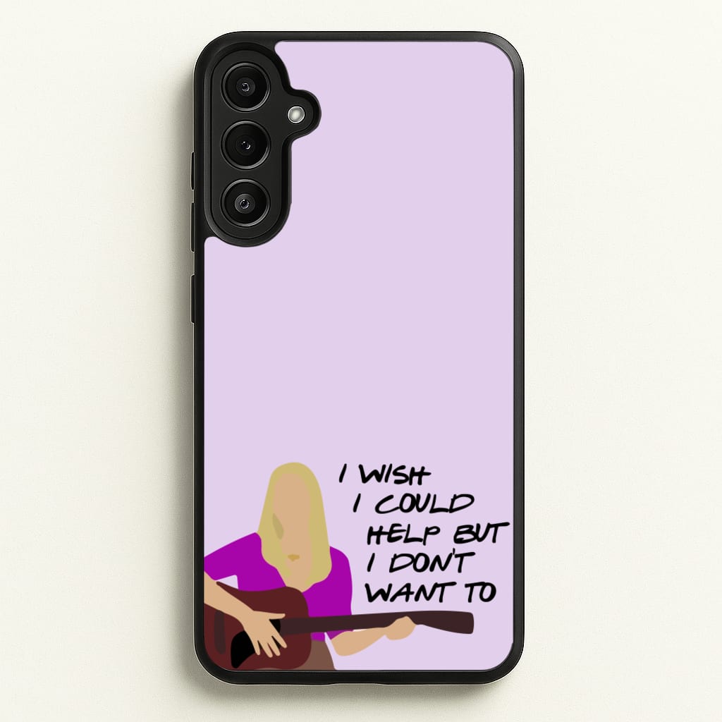I Wish I Could Help But I Don't Want To - Friends Phone Case for Galaxy A34