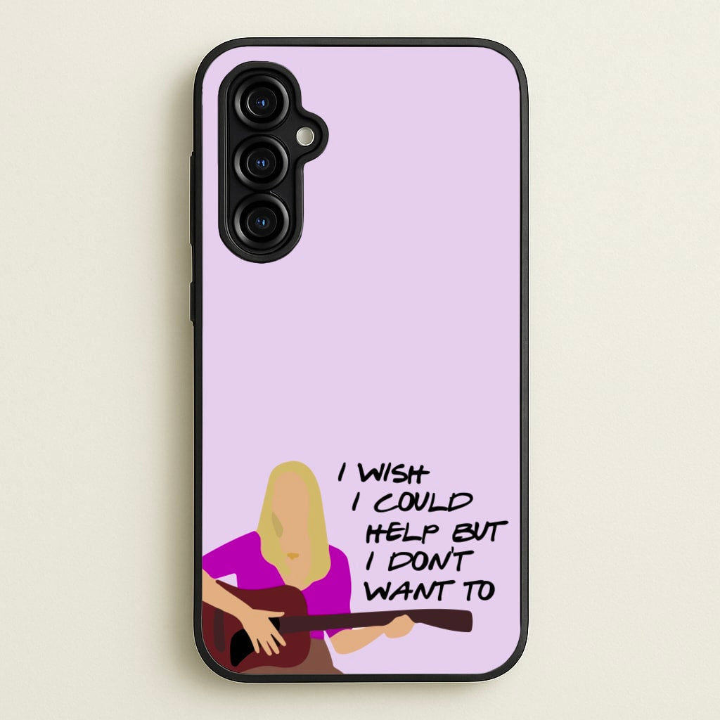 I Wish I Could Help But I Don't Want To - Friends Phone Case for Galaxy A54