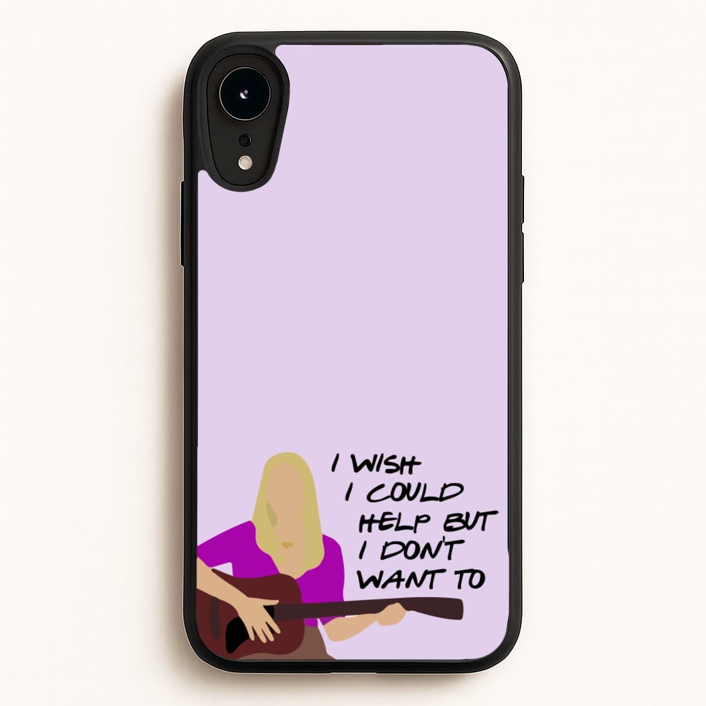 I Wish I Could Help But I Don't Want To - Friends Phone Case for iPhone XR