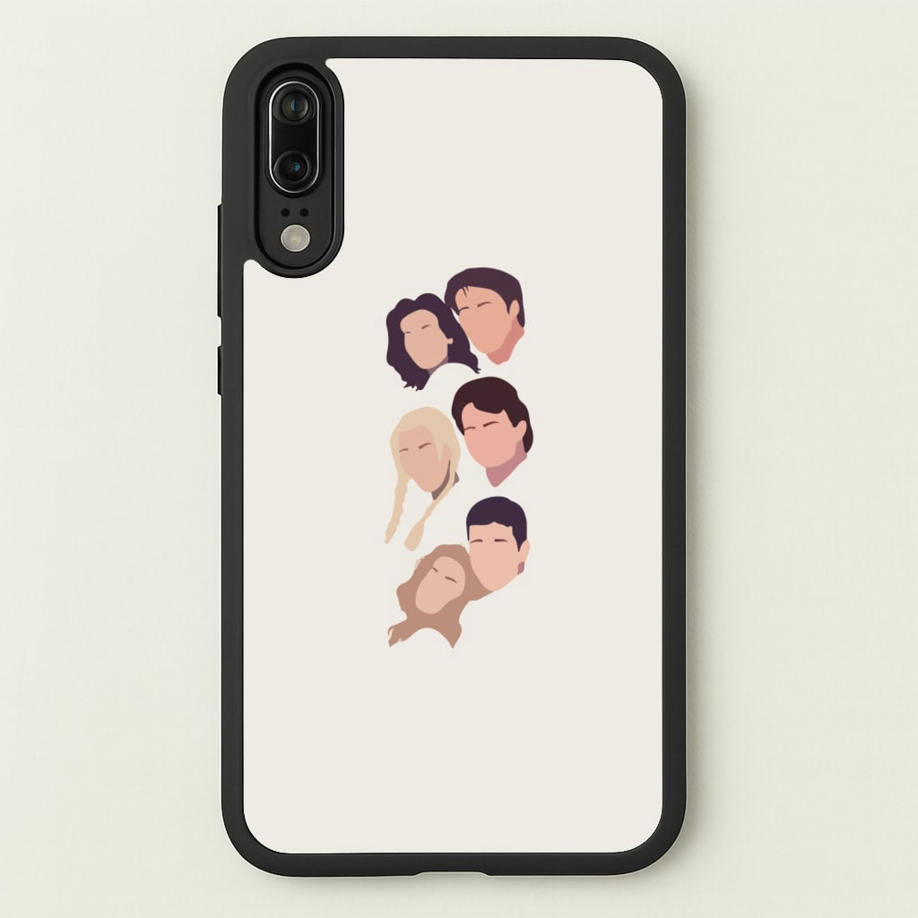 Cast Faces - Friends Phone Case for Huawei P20