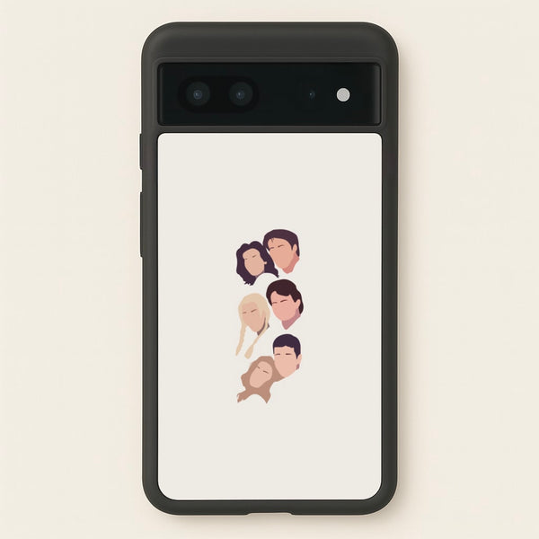 Cast Faces - Friends Phone Case for Google Pixel 7