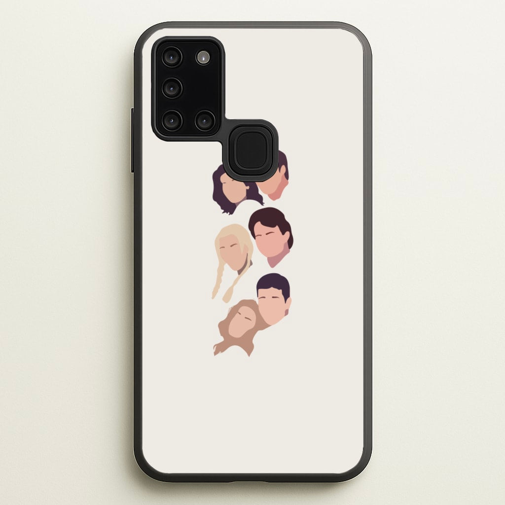 Cast Faces - Friends Phone Case for Galaxy A21s