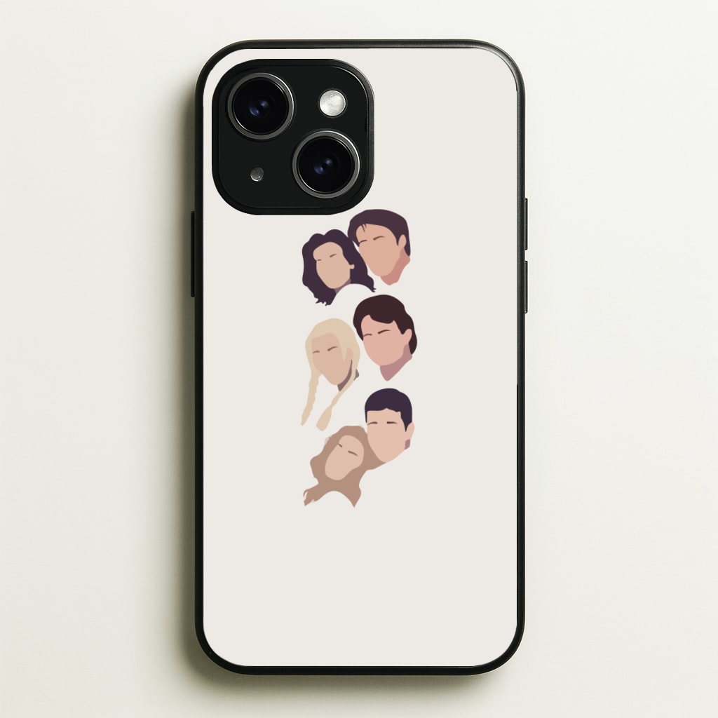 Cast Faces - Friends Phone Case for iPhone 14