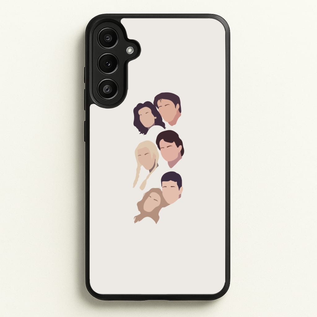 Cast Faces - Friends Phone Case for Galaxy A34