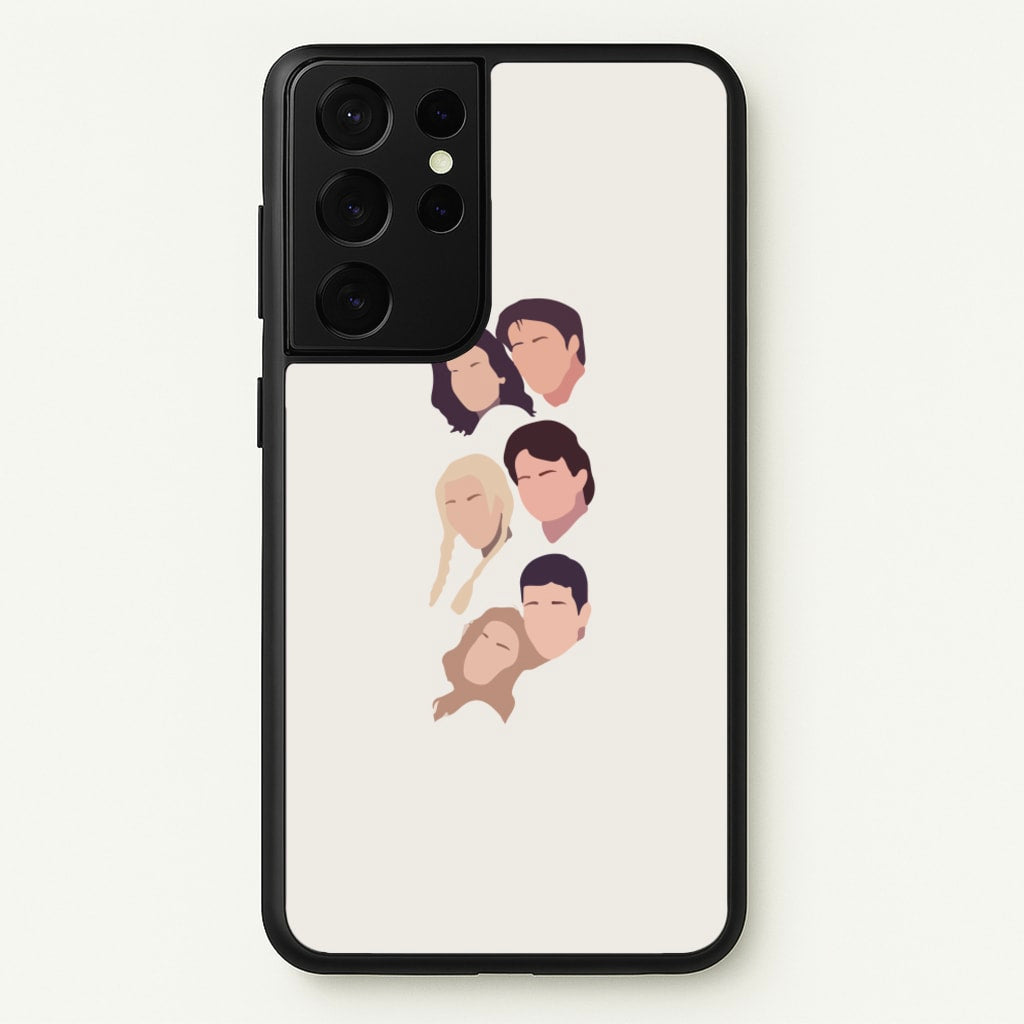 Cast Faces - Friends Phone Case for Galaxy S21 Ultra