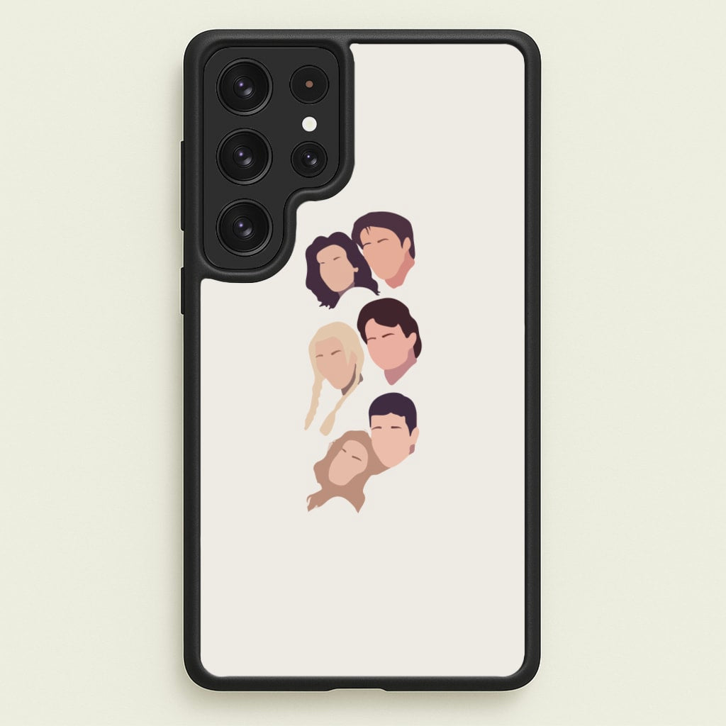 Cast Faces - Friends Phone Case for Galaxy S22 Ultra