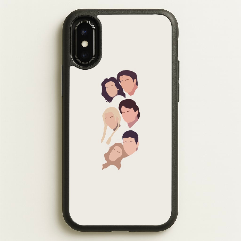 Cast Faces  - Friends Phone Case for iPhone X / XS