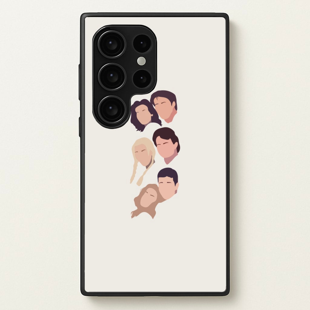 Cast Faces - Friends Phone Case for Galaxy S24 Ultra