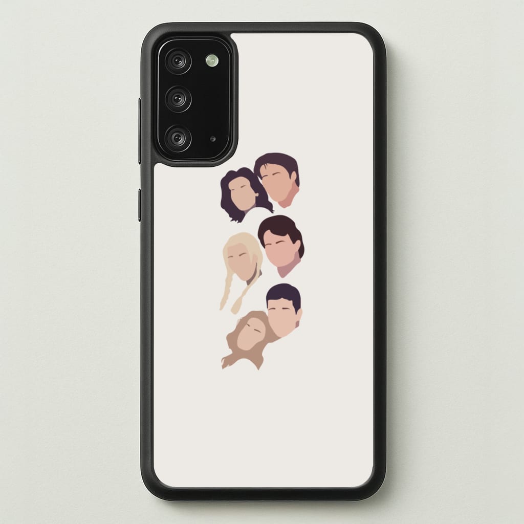 Cast Faces - Friends Phone Case for Galaxy Note 20