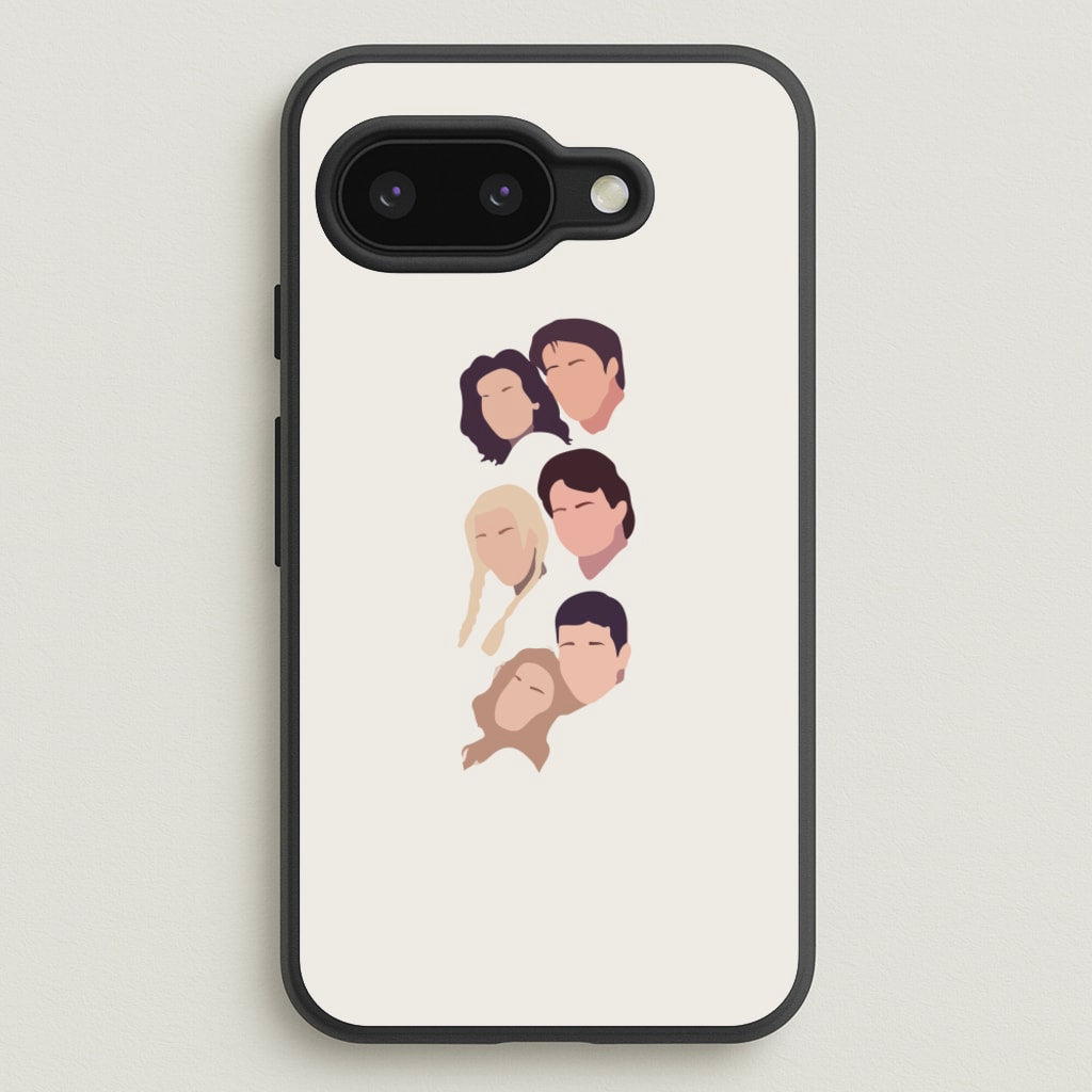Cast Faces - Friends Phone Case for Google Pixel 9a