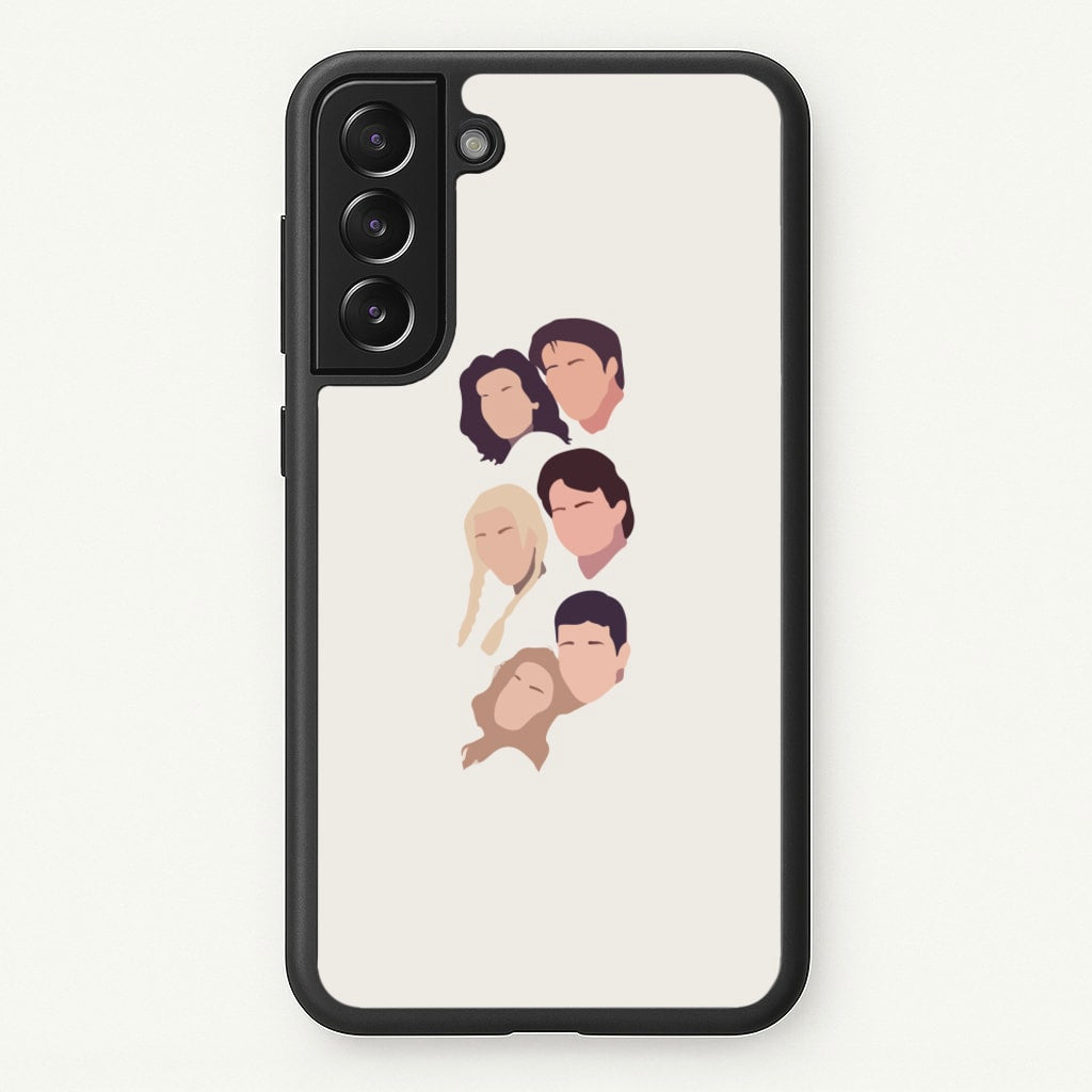 Cast Faces - Friends Phone Case for Galaxy S21FE