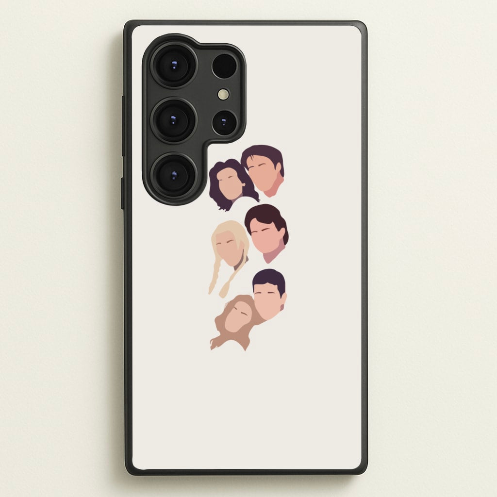 Cast Faces - Friends Phone Case for Galaxy S25 Ultra