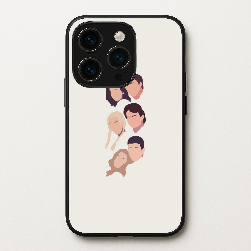 Cast Faces - Friends Phone Case for iPhone 14 Pro