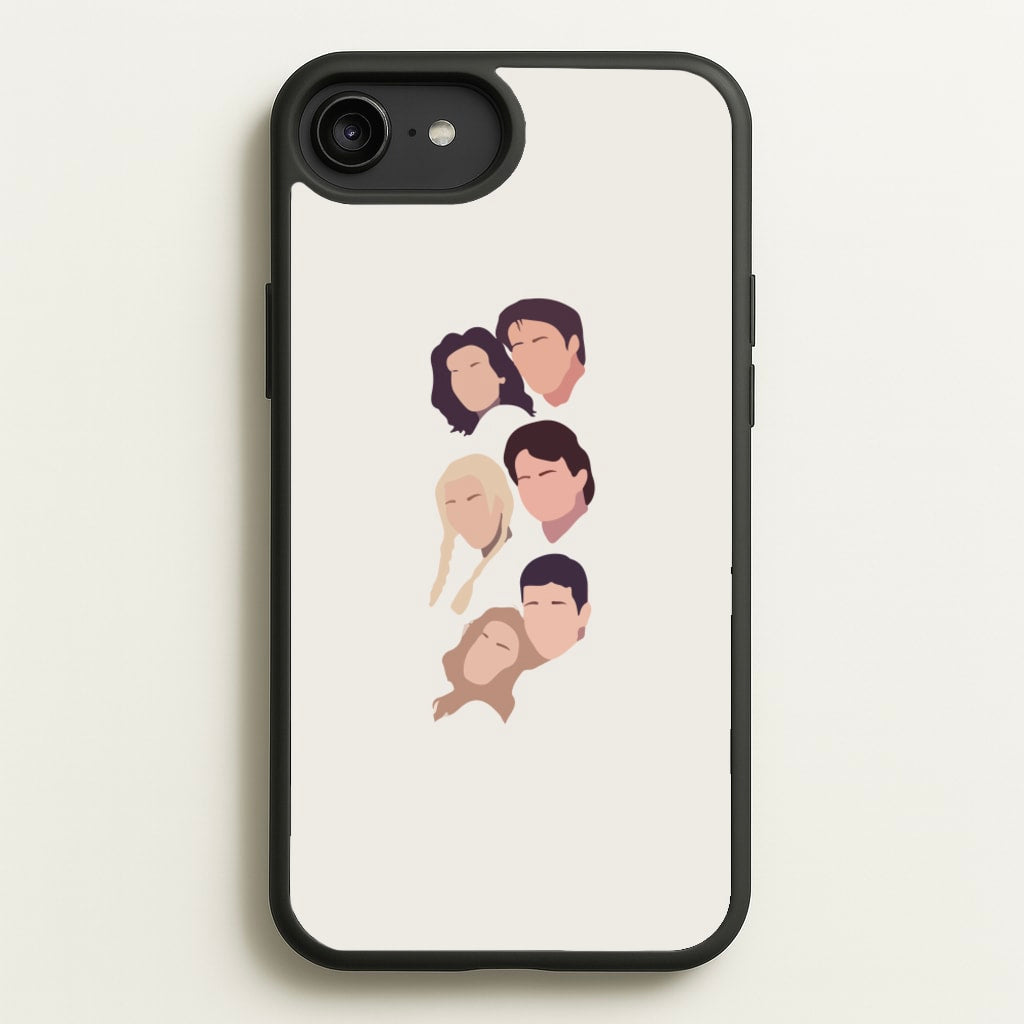 Cast Faces - Friends Phone Case for iPhone 6 Plus / 7 Plus / 8 Plus
