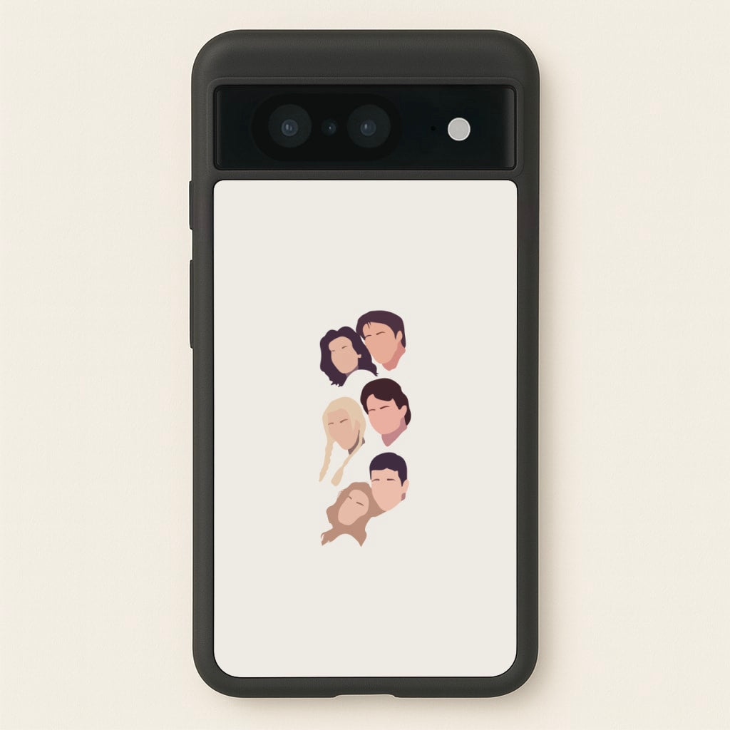 Cast Faces - Friends Phone Case for Google Pixel 8