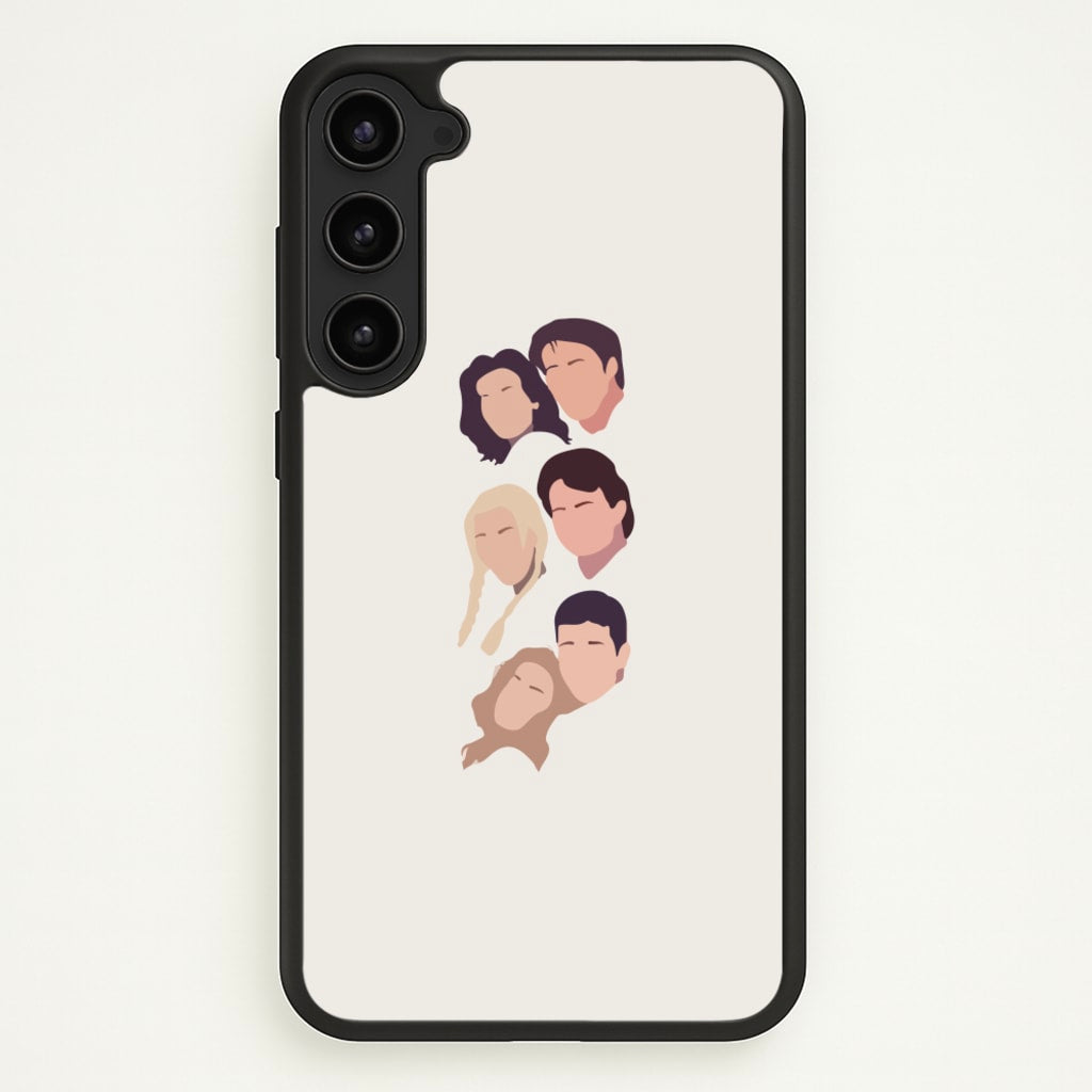 Cast Faces - Friends Phone Case for Galaxy S23