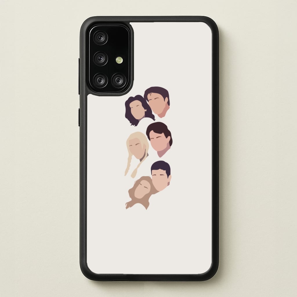 Cast Faces - Friends Phone Case for Galaxy A71