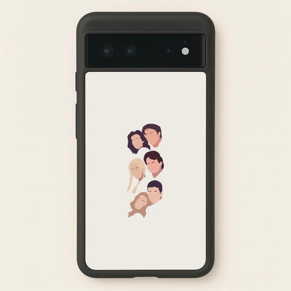 Cast Faces - Friends Phone Case for Google Pixel 6