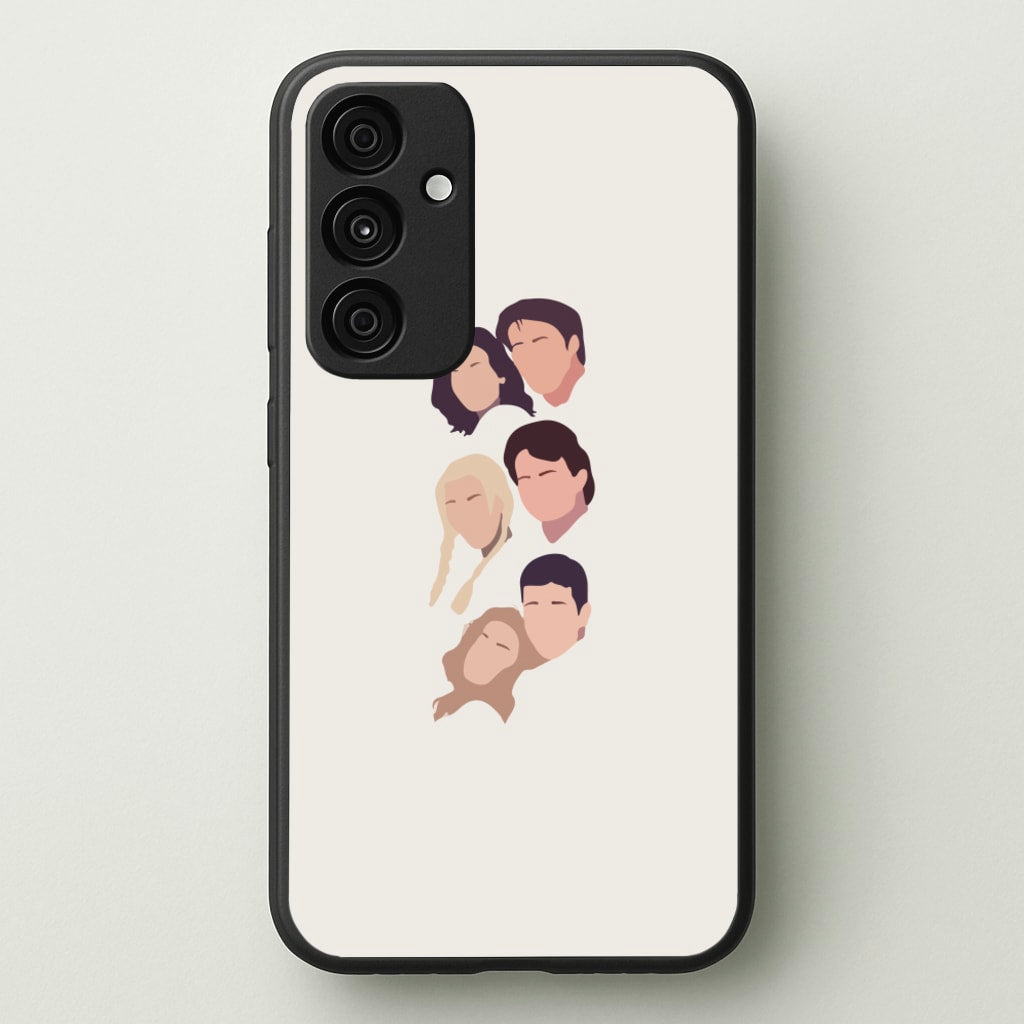 Cast Faces - Friends Phone Case for Galaxy A35