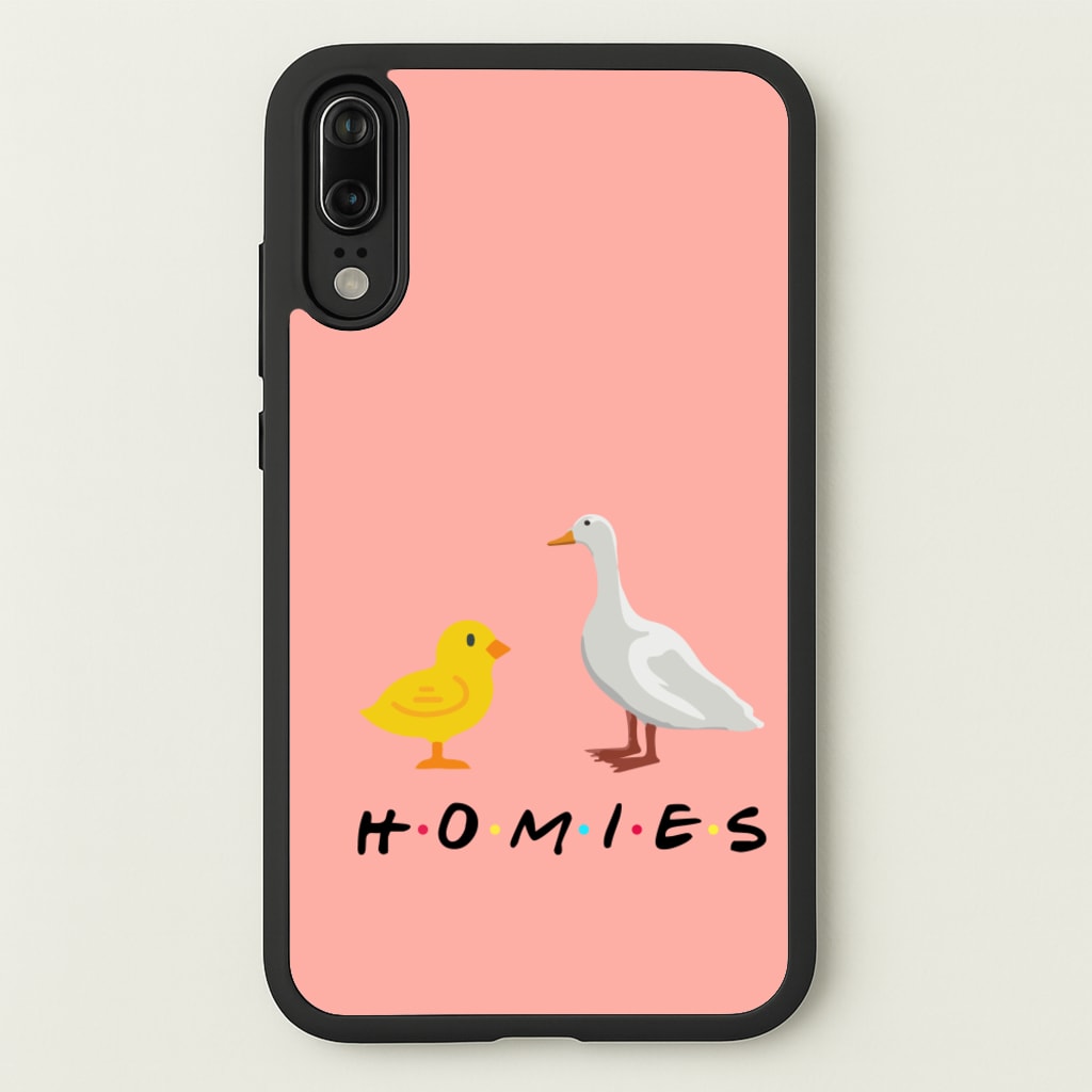 Homies Chick And Duck - Friends Phone Case for Huawei P20
