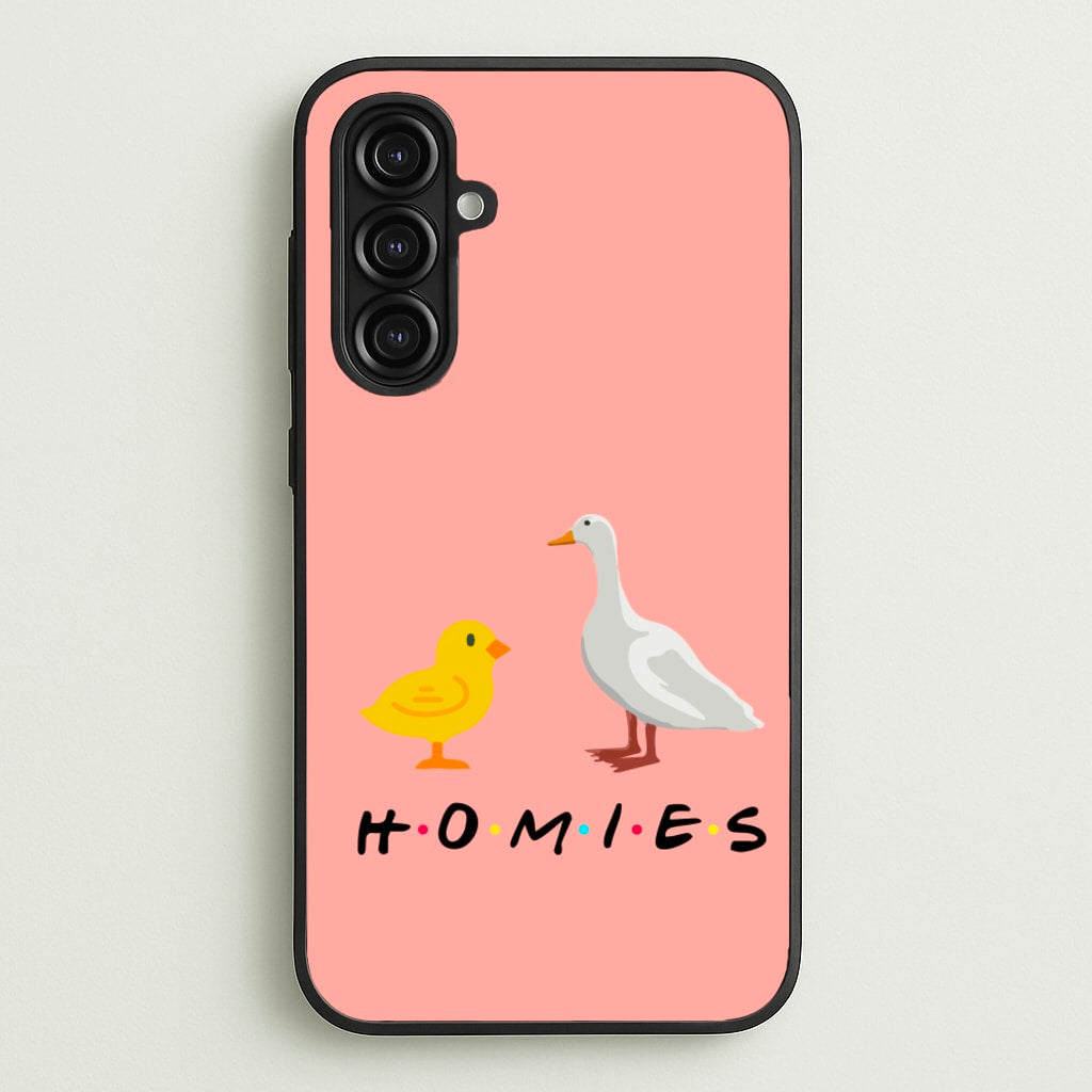 Homies Chick And Duck - Friends Phone Case for Galaxy A16
